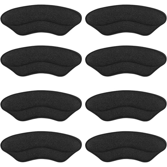 Heel Pads for Shoe That are Too Big, Inserts for Women, Heel Grips for Womens Mens, Protectors Cushion Liners for Blisters Loose Shoes, Comfort Fillers (Black 20pairs)