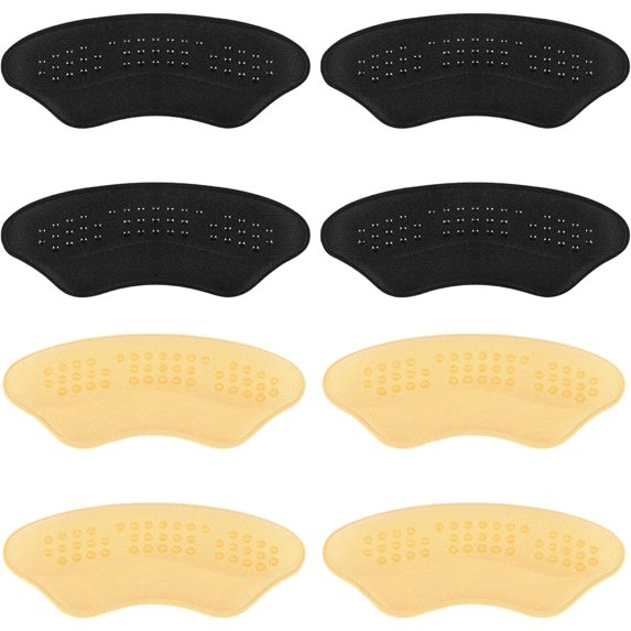 Heel Pads for Shoe That are Too Big, Inserts for Women, Heel Grips for Womens Mens, Protectors Cushion Liners for Blisters Loose Shoes, Comfort Fillers (Black 20pairs)