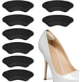 thumbnail image 1 of Heel Pads for Shoes That are Too Big 20 Pairs of Heel Grips Liner Cushions Inserts for Loose Shoes Women Men Heel Cushions for Heel Pain Relief, Prevent Painful Blisters (Pale Apricot+Black), 1 of 5