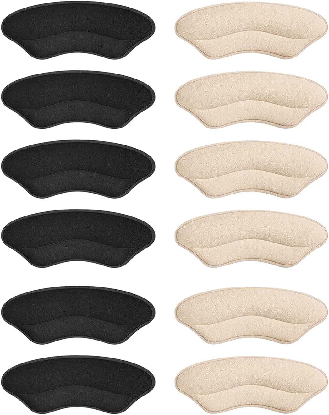 Paracalli E Cuscinetti Per Scarpe - Grip Antiscivolo A Forma Di T Per Tacchi, Sandali, Ballerine E Stivali, Riducono Attrito E Aumentano Comfort (4 Pezzi Neri)