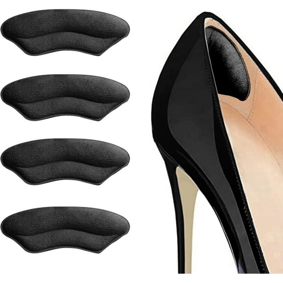 Heel Pads for Shoes,Heel Grips Liner Cushions,Heel Cushions for Heel Pain,Heel Pads for Shoes Too Big, Heel Cushion Inserts for Women Men,Fit and Comfort(20pairs Black)