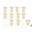 thumbnail image 1 of Heel Pads for Shoes, Heel Grips Liner Cushions Inserts for Loose Shoes, Shoe Filler for Too Big Shoes Women Men (White 10 Pair), 1 of 6