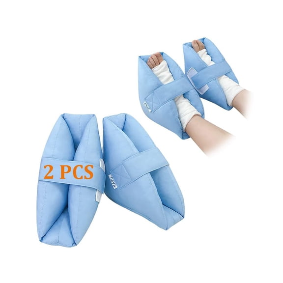 Heel Protector Cushion for Pain Relief & Foot Support, Comfortable Pressure Relief Pillow for Post-Surgery Recovery, Ideal for Elderly or Bedridden Users, Pressure Ulcer & Ankle Care (1 Pair)