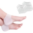 thumbnail image 1 of Heel Protectors, 2 Pairs Heel Cushion, Gel Heel Pads Great for Plantar Fasciitis, Heel Pain Relief, Heel Support, Heal Dry Cracked Heels, for Men and Women, 1 of 7