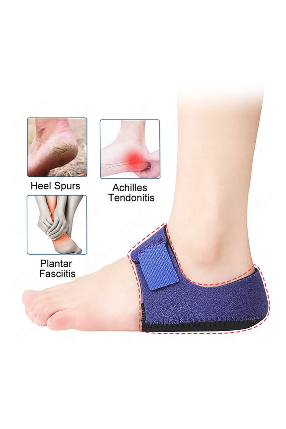 Heel Protectors Foot Pain Relief Gel Heel Spur Socks Breathable Plantar Fasciitis Heel Pads Heel Cushion For Adults Heel Protect