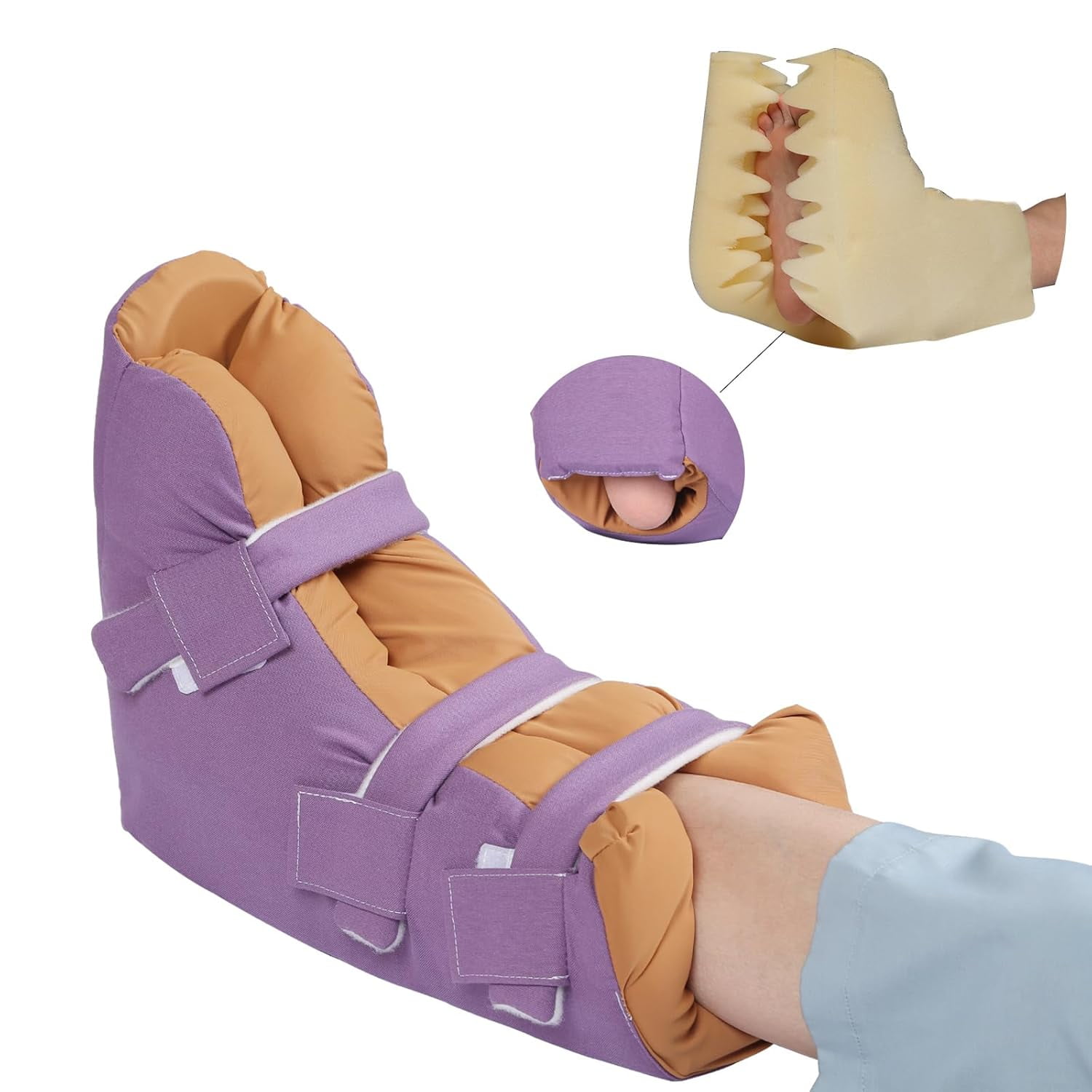 Heel Protectors Foot Pillow for Pain Relief,Pressure Ulcer Cushion