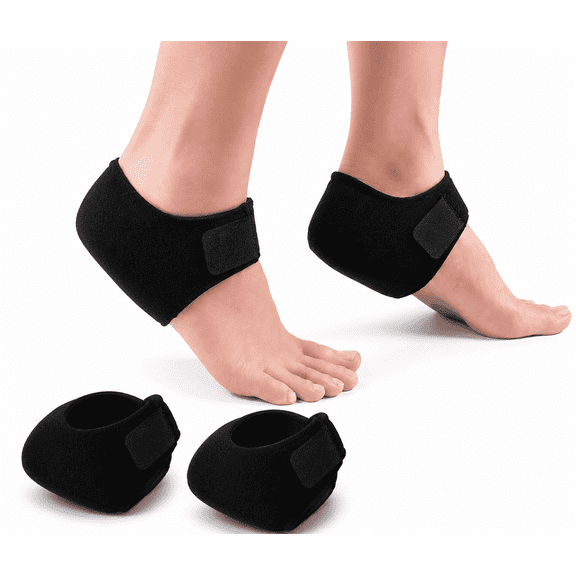 Heel Protectors for Pressure Sores, Heel Cups for Heel Pain Relief, Heel Pads for Plantar Fasciitis, Heel Cushion Pads for Shoes Women Men, Heel Support Inserts, Plantar Fasciitis Heel Cup