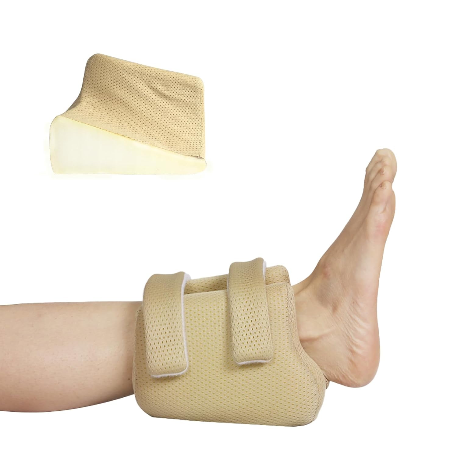 Heel Protectors for Bed Sores, Foot Cushion with High Resilience Foam
