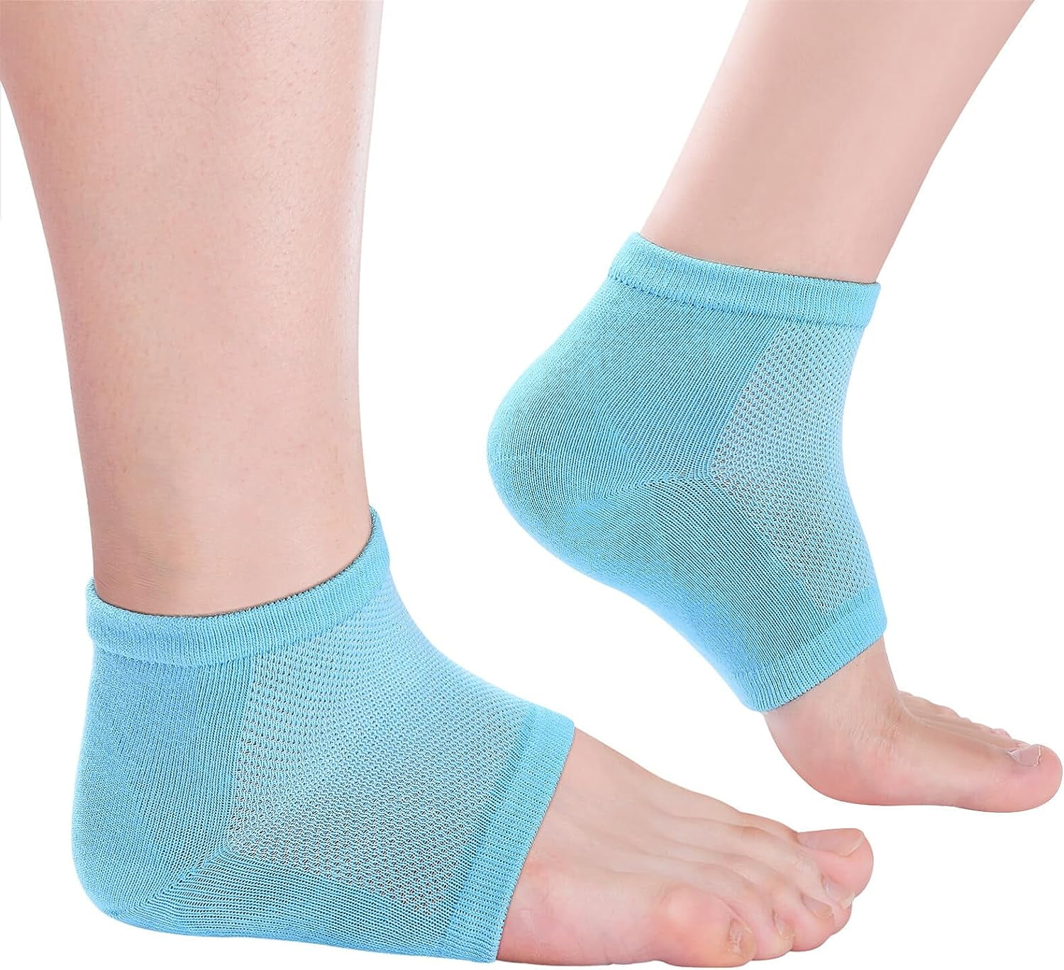 Heel Socks for Dry Cracked Feet Toeless Socks Moisturizing Socks 1 Pair