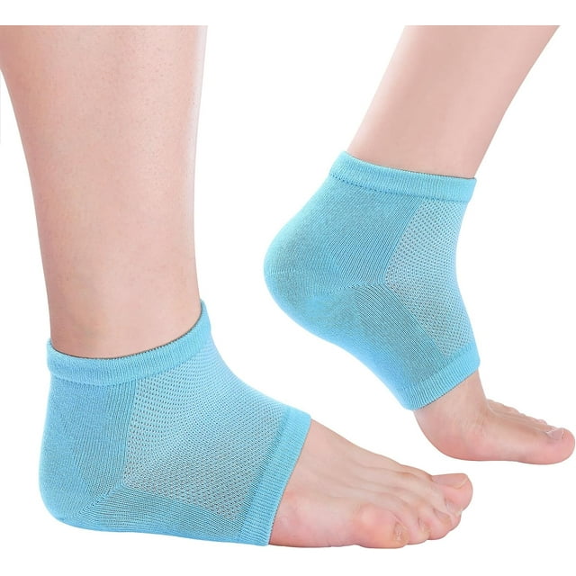 Heel Socks for Dry Cracked Feet Toeless Socks Moisturizing Socks 1 Pair