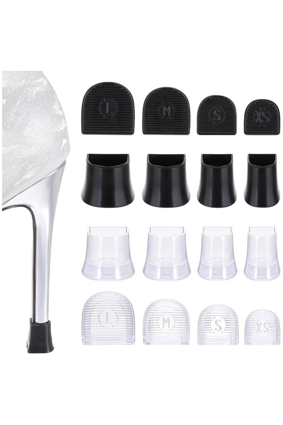 Heel Stoppers for High Heels Caps for Weddings, Lawns, Outdoor Activities 8 Pairs