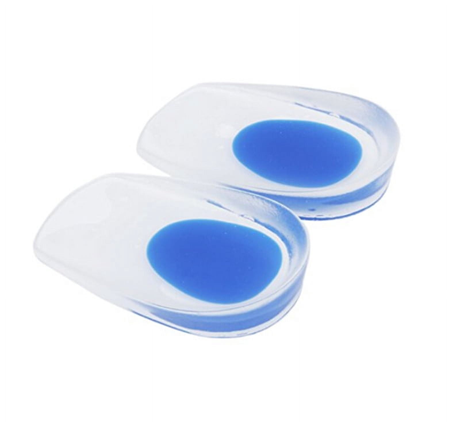 Heel Support Pad Cup Gel Silicone Insole Plantar Fasciiti Shock Cushion ...
