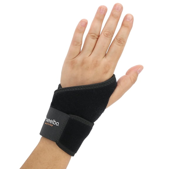 Heelbo Active Universal Support Wrist Compression Brace | Carpal Tunnel Wrist Brace Night Support | Unisex| Left Hand & Right hand for Pain Relief & Injury Recovery