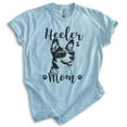 thumbnail image 1 of Heeler Mom, Unisex Women's Shirt, Australian Cattle Dog, Heeler Owner, Funny Dog Mom Gift, Heather Light Blue, Medium, 1 of 6
