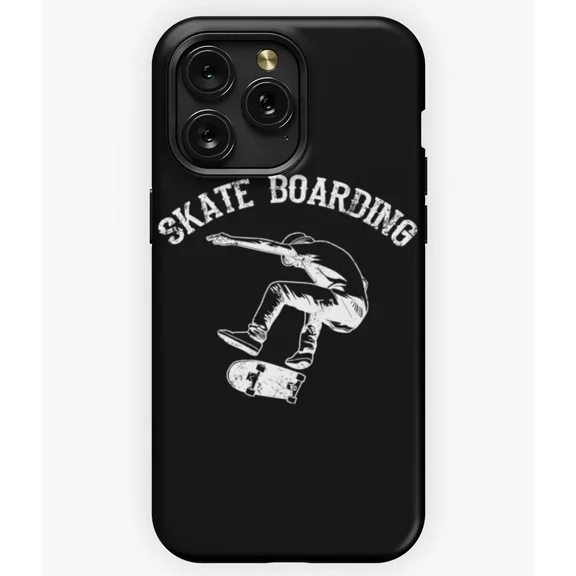 Heelflip Skateboarding Trick Sport iPhone 11 12 13 14 15 16 17 Pro Max Phone Cover