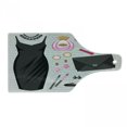 thumbnail image 1 of Heels and Dresses Cutting Board, Black Smart Cocktail Dress Perfume Make up Clutch Bag, Decorative Tempered Glass Cutting and Serving Board, Wine Bottle Shape, Pale Brown Pale Pink, by Ambesonne, 1 of 5