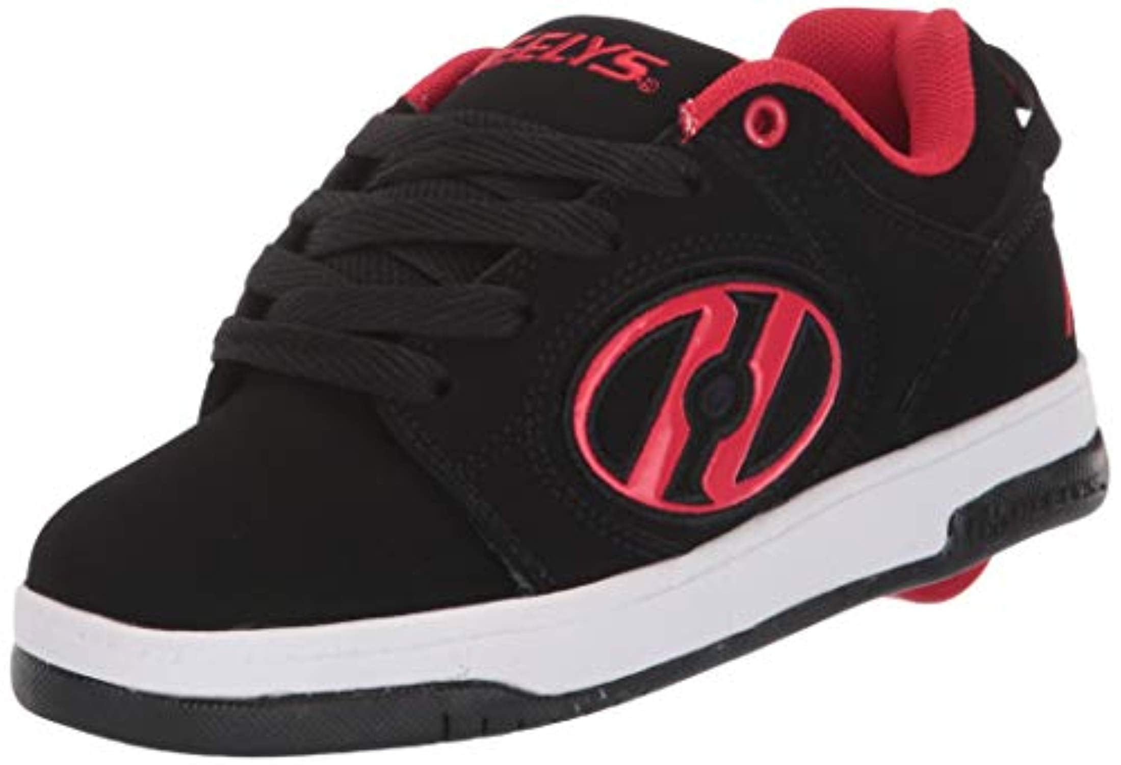 Heelys Boys' Voyager Tennis Shoe, Black/Red, 2 M US Big Kid Heelys Boys' Voyager Tennis Shoe, Black/Red, 2 M US Big Kid