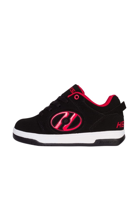 Boys' Voyager Tennis Shoe, Black/Red, 8 M US Big Kid