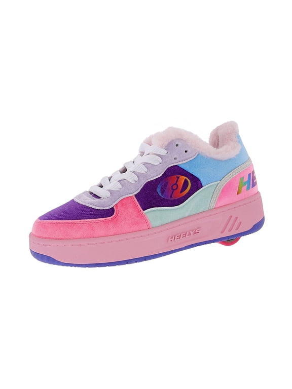 Girls Child Rezerve Low Skate Shoes ( Little Kids/Big Kids), Neon Pink/Violet/Aruba, 4 Big Kids