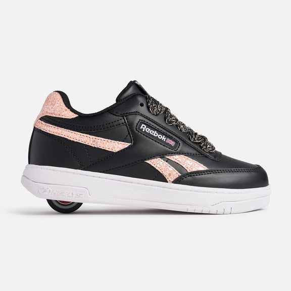Heelys Girls' Reebok Club C Shoes Black/Rosegold -HE01859063-BKRSGD