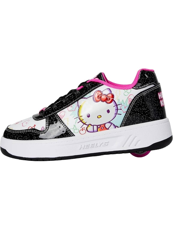 Girls' Hello Kitty Kama Shoes Black/White/Pink - HE00320001