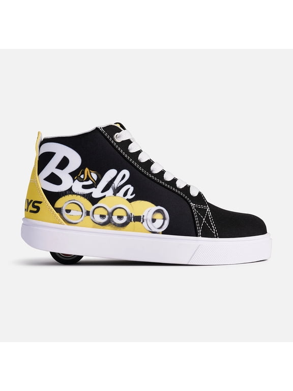 Kids' Racer 20 Mid Minions Shoes Black/Yellow/White - HE01530001