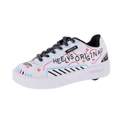 Heelys Kids Youth/Big Kids Digilo Prints Skate Shoes  Little Kids/Big Kids, Pink/Pink/Blue, 7 Big Kids