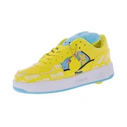 Heelys Kids Youth/Big Kids Rezerve Low Pat Peeps Skate Shoes  Little Kids/Big Kids, Bright Yellow, 7 Big Kids