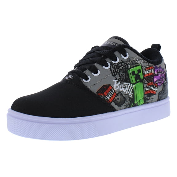 Heelys Pro 20 Minecraft GS Boys Shoes Size 7, Color: Black/Grey