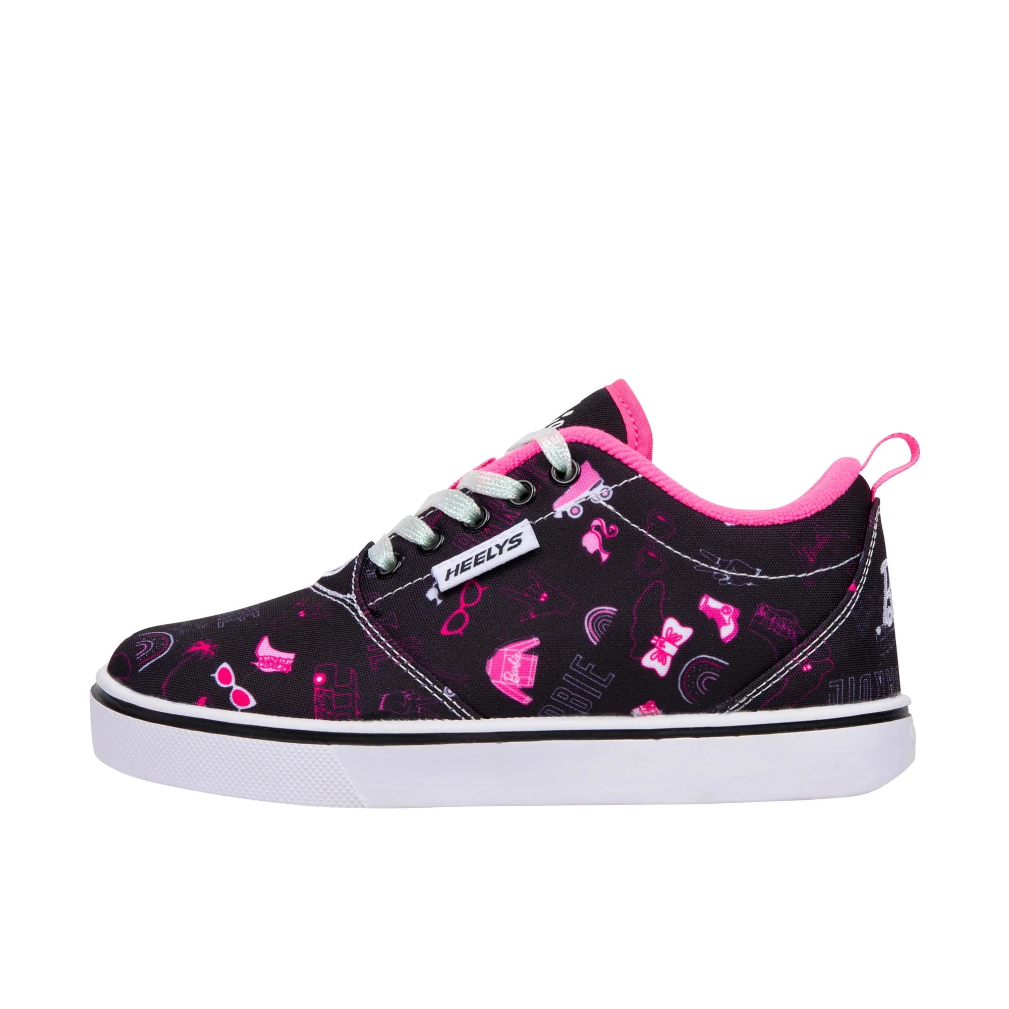 Heelys Unisex Kids Voyager Tennis Shoe BLACK PINK Walmart