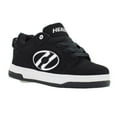 thumbnail image 1 of Heelys Unisex Kids Voyager Wheeled Shoe Low Profile Wheels Tennis Shoes Black White Size 5, 1 of 4