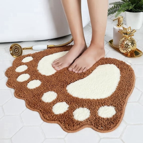 Heeneeso FT16 Non Slip Bath Toilet Mat Shower Rugs Absorbent Doormat Floor Mat