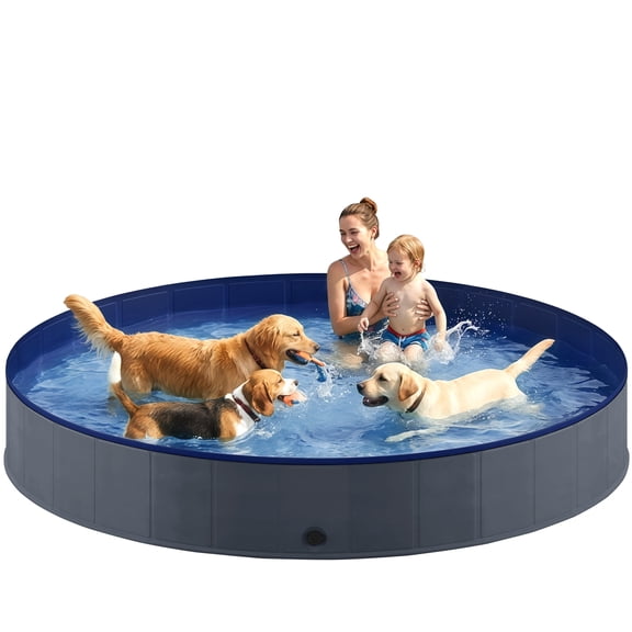 Heeyoo 80" Adjustable Hard Plastic Pet Grooming Tub