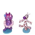 thumbnail image 1 of Heffalump Woozle Lumpy & Woozle Pink PVC Cake Topper Figure 3” Figurine Pooh New, 1 of 1