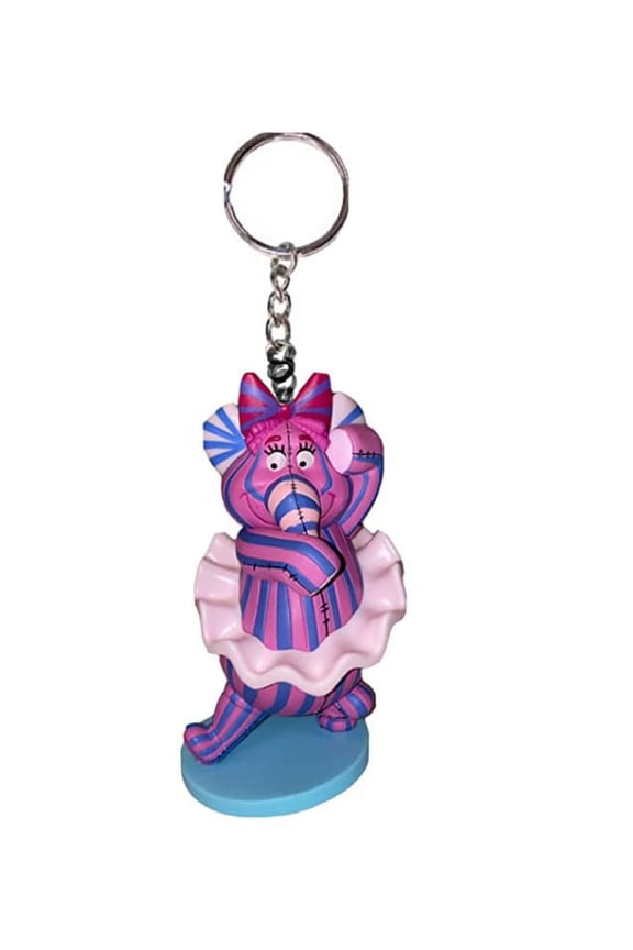 Heffalump Woozle PVC Key Ring Keychain Dangler 3 Figure Pooh Lumpy Charm