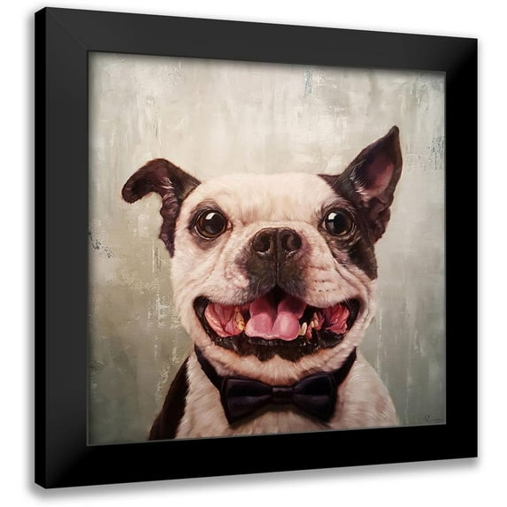 Heffernan, Lucia 12x12 Black Modern Framed Museum Art Print Titled - A Black Tie Affair