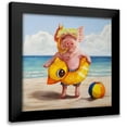 thumbnail image 1 of Heffernan, Lucia 12x12 Black Modern Framed Museum Art Print Titled - Baked Ham, 1 of 5