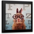 thumbnail image 1 of Heffernan, Lucia 12x12 Black Modern Framed Museum Art Print Titled - Four Eyes, 1 of 5