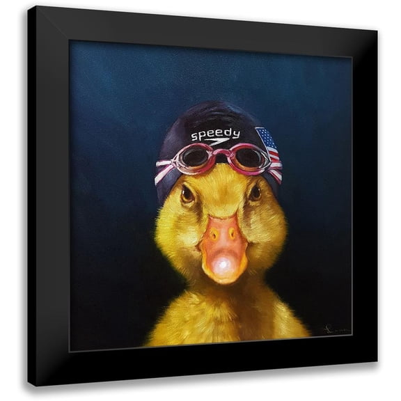 Heffernan, Lucia 12x12 Black Modern Framed Museum Art Print Titled - Olympic Hopeful No. 1