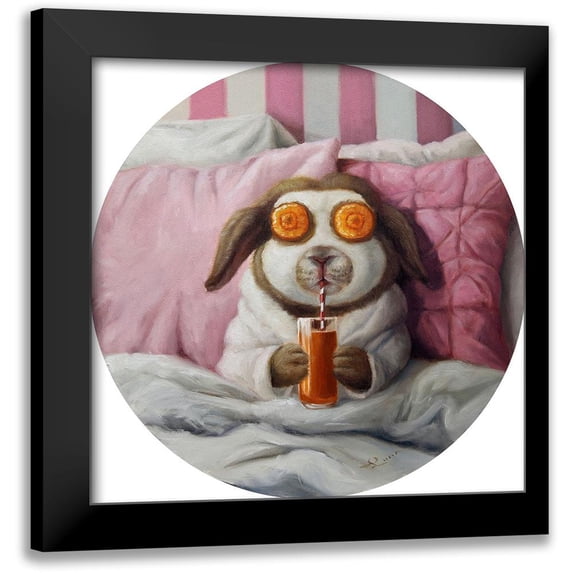 Heffernan, Lucia 12x12 Black Modern Framed Museum Art Print Titled - Personal Carrot Day
