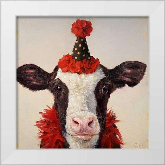 Heffernan, Lucia 12x12 White Modern Wood Framed Museum Art Print Titled - Shindig
