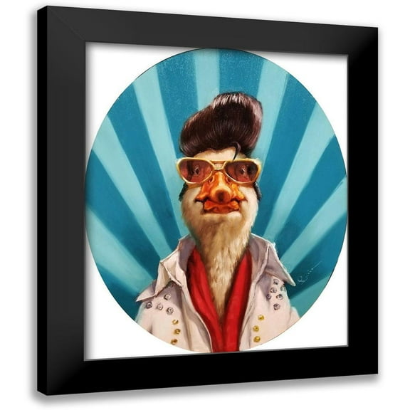 Heffernan, Lucia 12x14 Black Modern Framed Museum Art Print Titled - The King