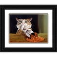 thumbnail image 1 of Heffernan, Lucia 14x12 Black Ornate Wood Framed with Double Matting Museum Art Print Titled - Spill The Beans, 1 of 4