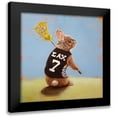 thumbnail image 1 of Heffernan, Lucia 15x15 Black Modern Framed Museum Art Print Titled - Lax Bunny, 1 of 5