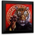 thumbnail image 1 of Heffernan, Lucia 15x15 Black Modern Framed Museum Art Print Titled - Legend of Tiger Claw, 1 of 5