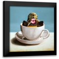 thumbnail image 1 of Heffernan, Lucia 15x15 Black Modern Framed Museum Art Print Titled - Otterly Delicious, 1 of 5