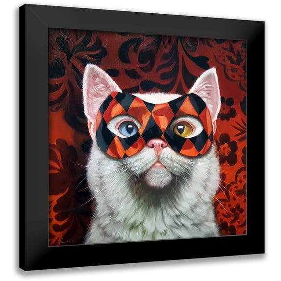 Heffernan, Lucia 20x20 Black Modern Framed Museum Art Print Titled - Enigma