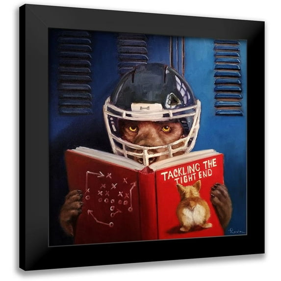 Heffernan, Lucia 20x20 Black Modern Framed Museum Art Print Titled - Game Plan No. 2