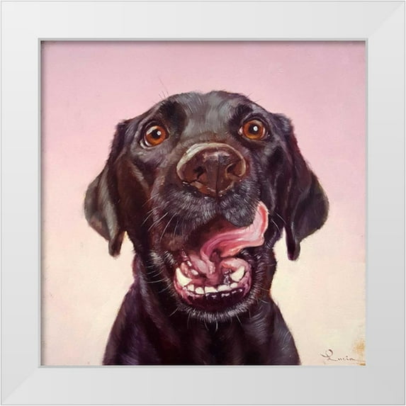 Heffernan, Lucia 20x20 White Modern Wood Framed Museum Art Print Titled - Follow Your Nose 7