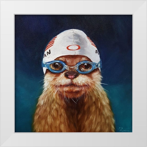 Heffernan, Lucia 20x20 White Modern Wood Framed Museum Art Print Titled - Olympic Hopeful No. 2